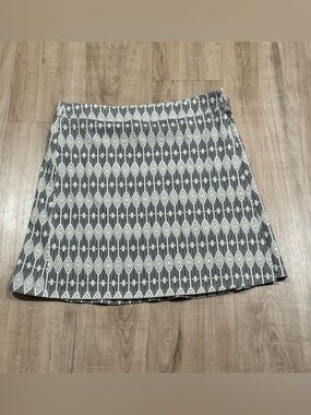 Ripskirt Hawaii Geometric Diamond-Print Mini Skirt in Black and White